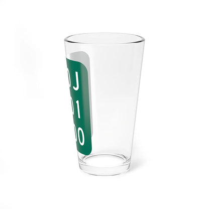 NY-910J (New York) (Road Sign) Pint Glass 16oz - Go Mug Yourself