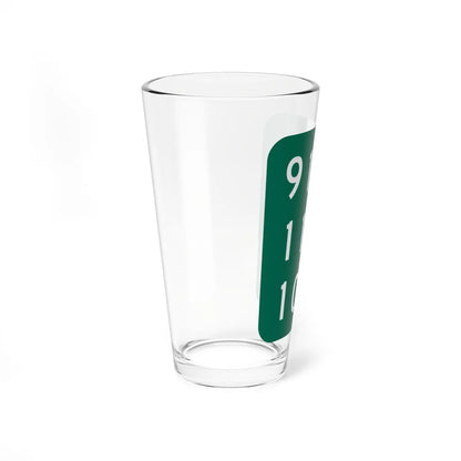 NY-910J (New York) (Road Sign) Pint Glass 16oz - Go Mug Yourself