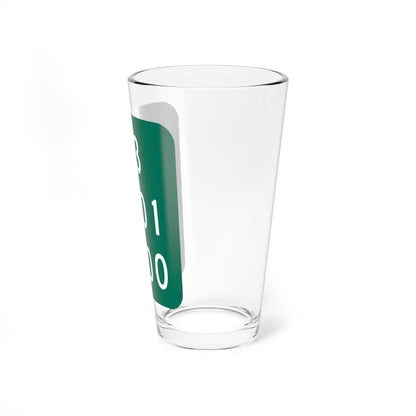 NY-910L (New York) (Road Sign) Pint Glass 16oz - Go Mug Yourself