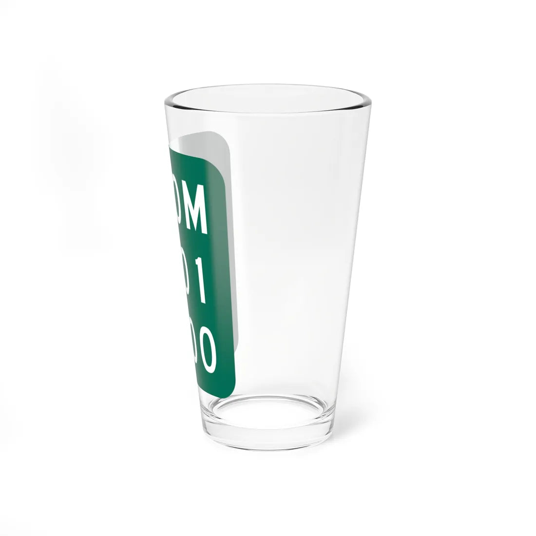 NY-910M (New York) (Road Sign) Pint Glass 16oz - Go Mug Yourself