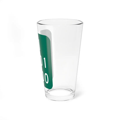 NY-911H (New York) (Road Sign) Pint Glass 16oz - Go Mug Yourself