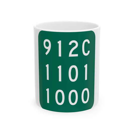 NY-912C (New York) (Road Sign) White Coffee Mug 11oz - Go Mug Yourself