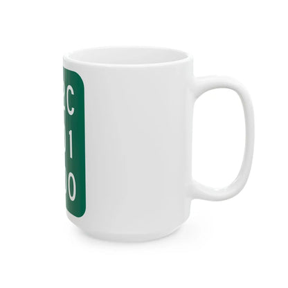 NY-912C (New York) (Road Sign) White Coffee Mug - Go Mug Yourself