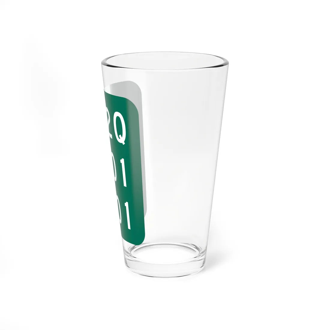 NY-912Q (New York) (Road Sign) Pint Glass 16oz - Go Mug Yourself