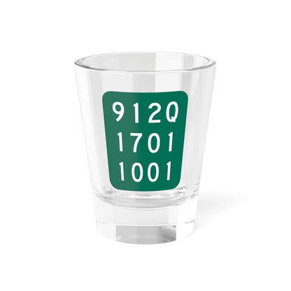 NY-912Q (New York) (Road Sign) Shot Glass 1.5oz 1.5oz - Go Mug Yourself