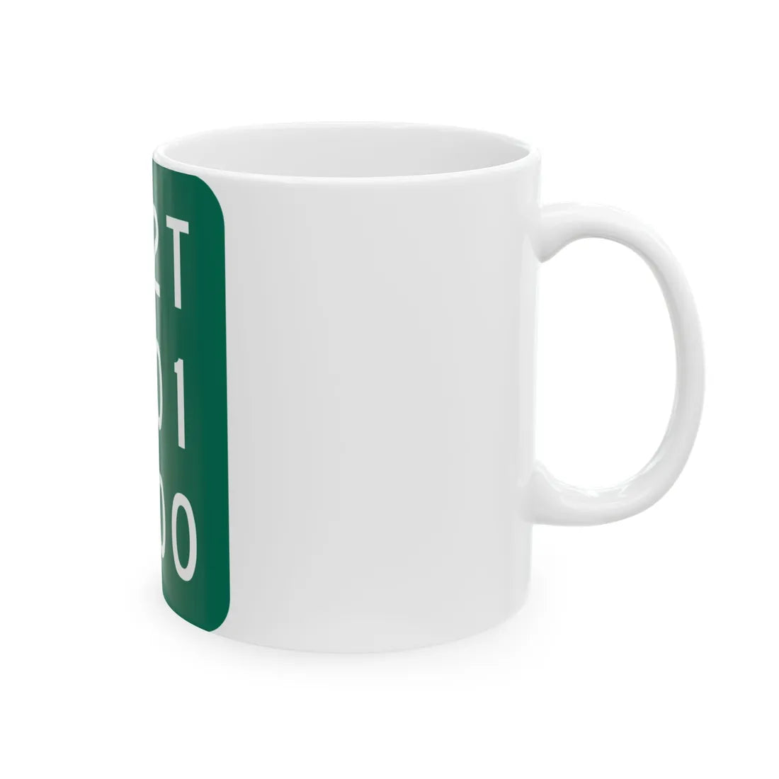NY-912T (New York) (Road Sign) White Coffee Mug - Go Mug Yourself