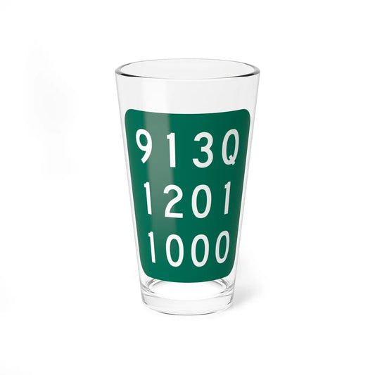 NY-913Q (New York) (Road Sign) Pint Glass 16oz 16oz - Go Mug Yourself