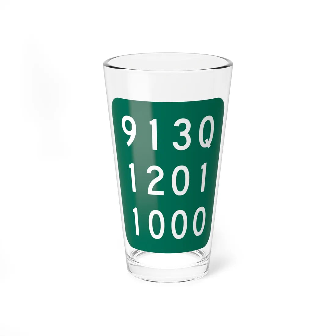 NY-913Q (New York) (Road Sign) Pint Glass 16oz - Go Mug Yourself
