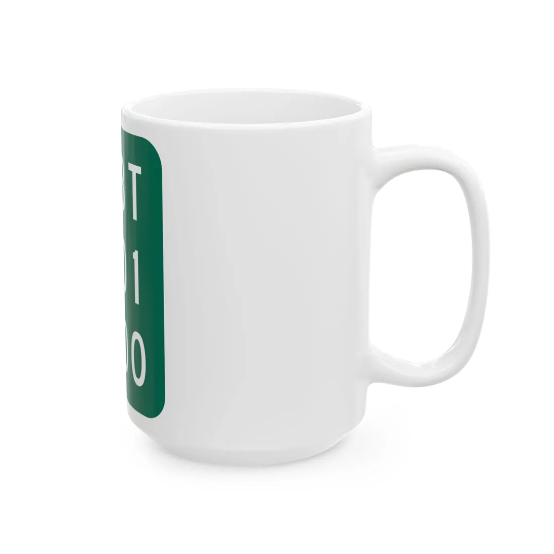 NY-913T (New York) (Road Sign) White Coffee Mug - Go Mug Yourself