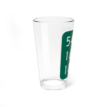 NY-914T (New York) (Road Sign) Pint Glass 16oz - Go Mug Yourself