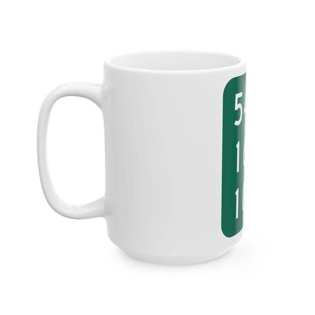 NY-914T (New York) (Road Sign) White Coffee Mug - Go Mug Yourself