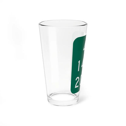 NY-915E (New York) (Road Sign) Pint Glass 16oz - Go Mug Yourself