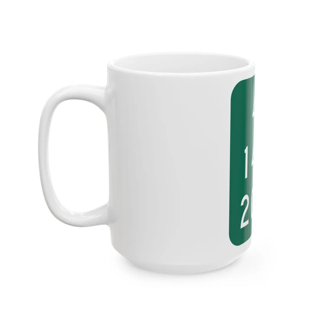 NY-915E (New York) (Road Sign) White Coffee Mug - Go Mug Yourself