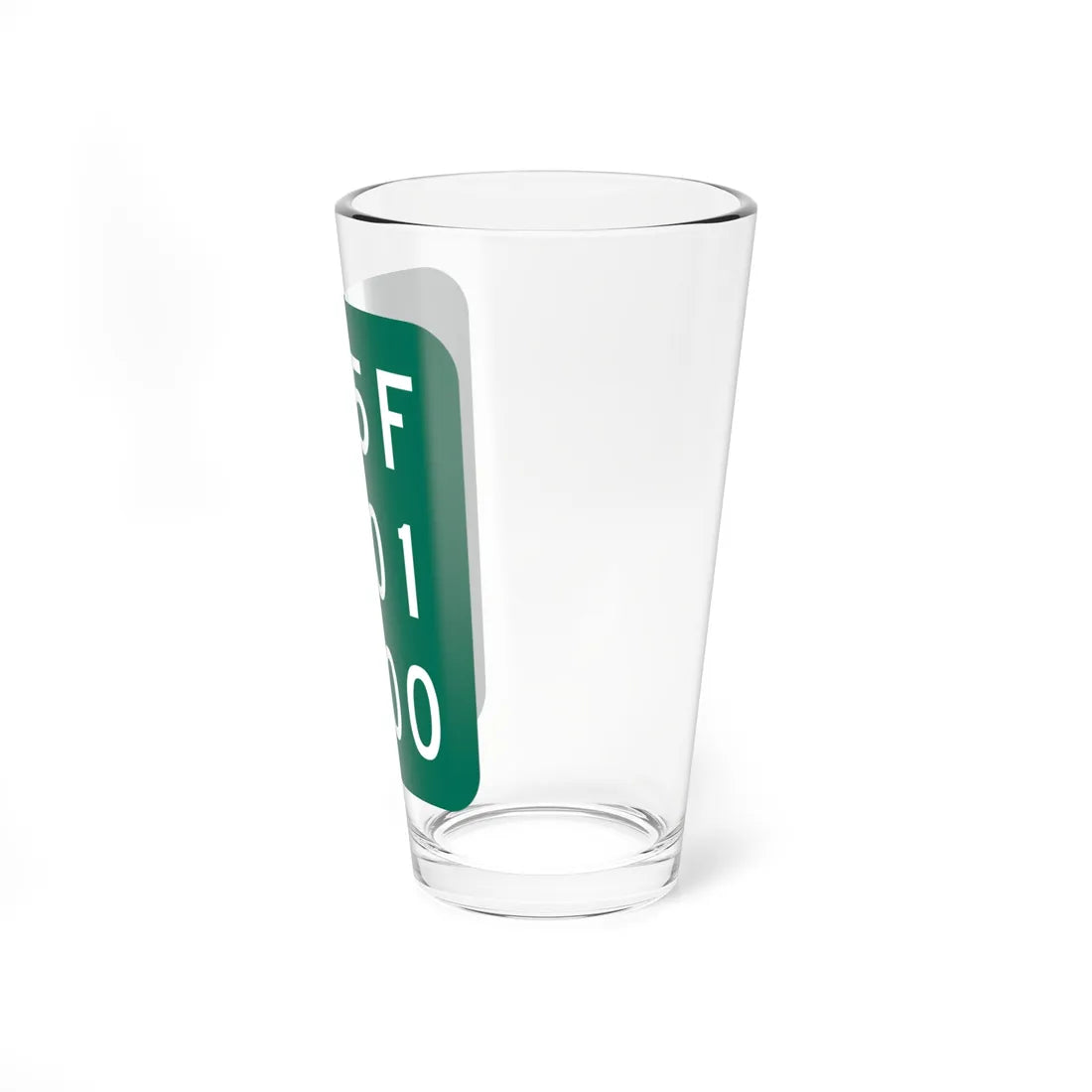 NY-915F (New York) (Road Sign) Pint Glass 16oz - Go Mug Yourself