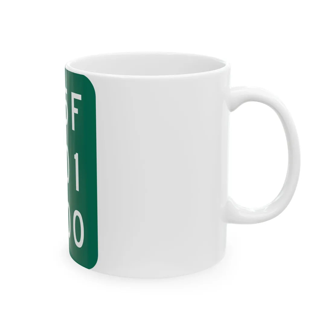 NY-915F (New York) (Road Sign) White Coffee Mug - Go Mug Yourself