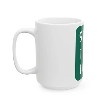 NY-915F (New York) (Road Sign) White Coffee Mug - Go Mug Yourself