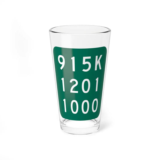 NY-915K (New York) (Road Sign) Pint Glass 16oz 16oz - Go Mug Yourself