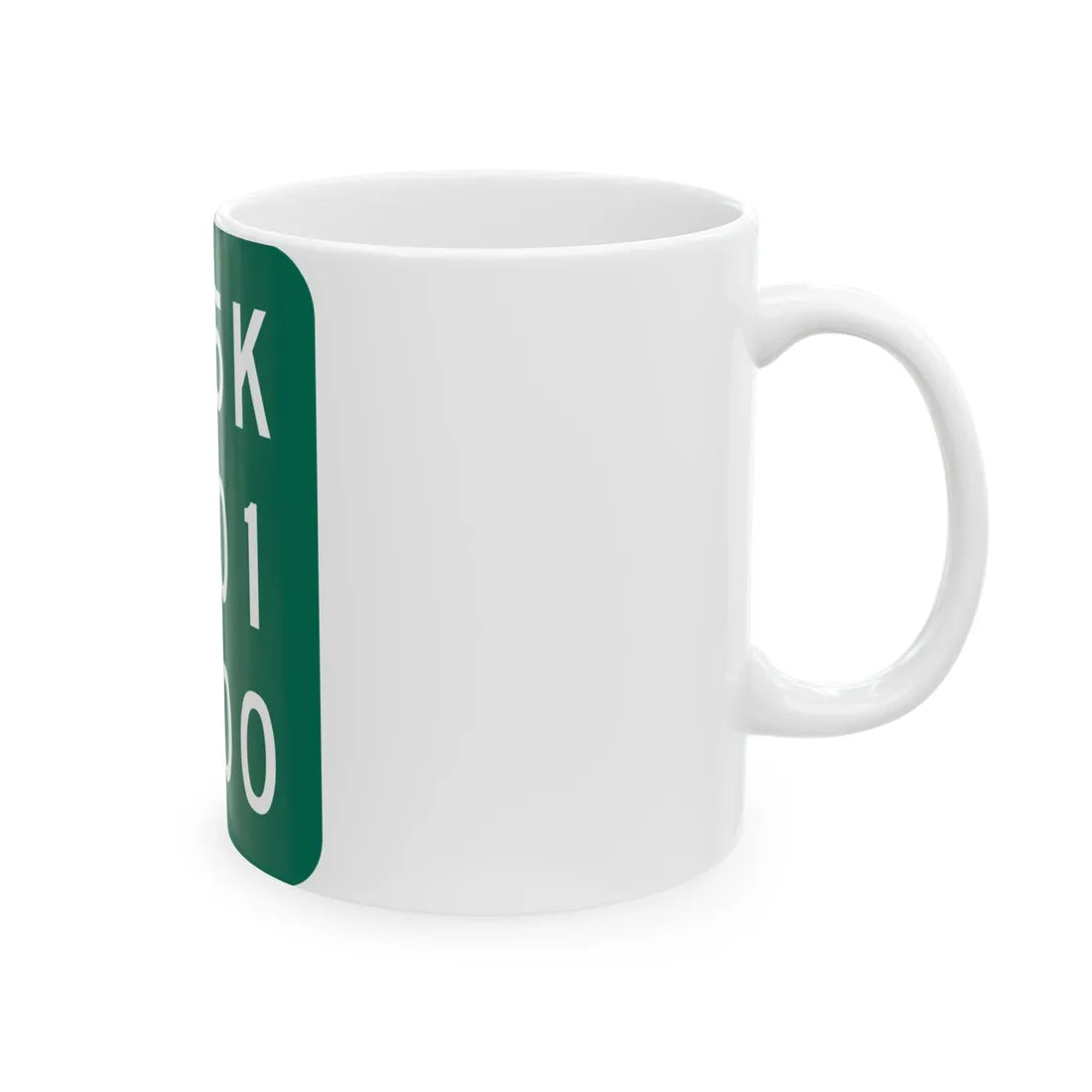 NY-915K (New York) (Road Sign) White Coffee Mug - Go Mug Yourself