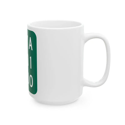 NY-917A (New York) (Road Sign) White Coffee Mug - Go Mug Yourself