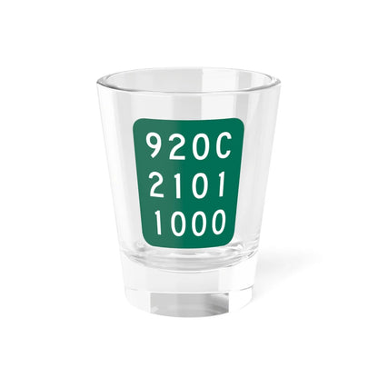 NY-920C (New York) (Road Sign) Shot Glass 1.5oz 1.5oz - Go Mug Yourself