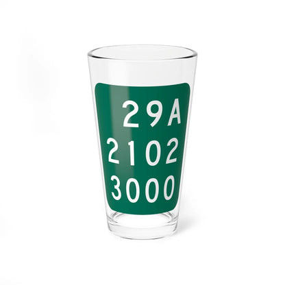 NY-920J (New York) (Road Sign) Pint Glass 16oz 16oz - Go Mug Yourself