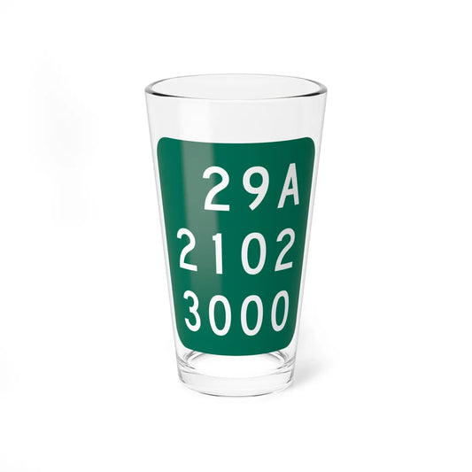 NY-920J (New York) (Road Sign) Pint Glass 16oz 16oz - Go Mug Yourself