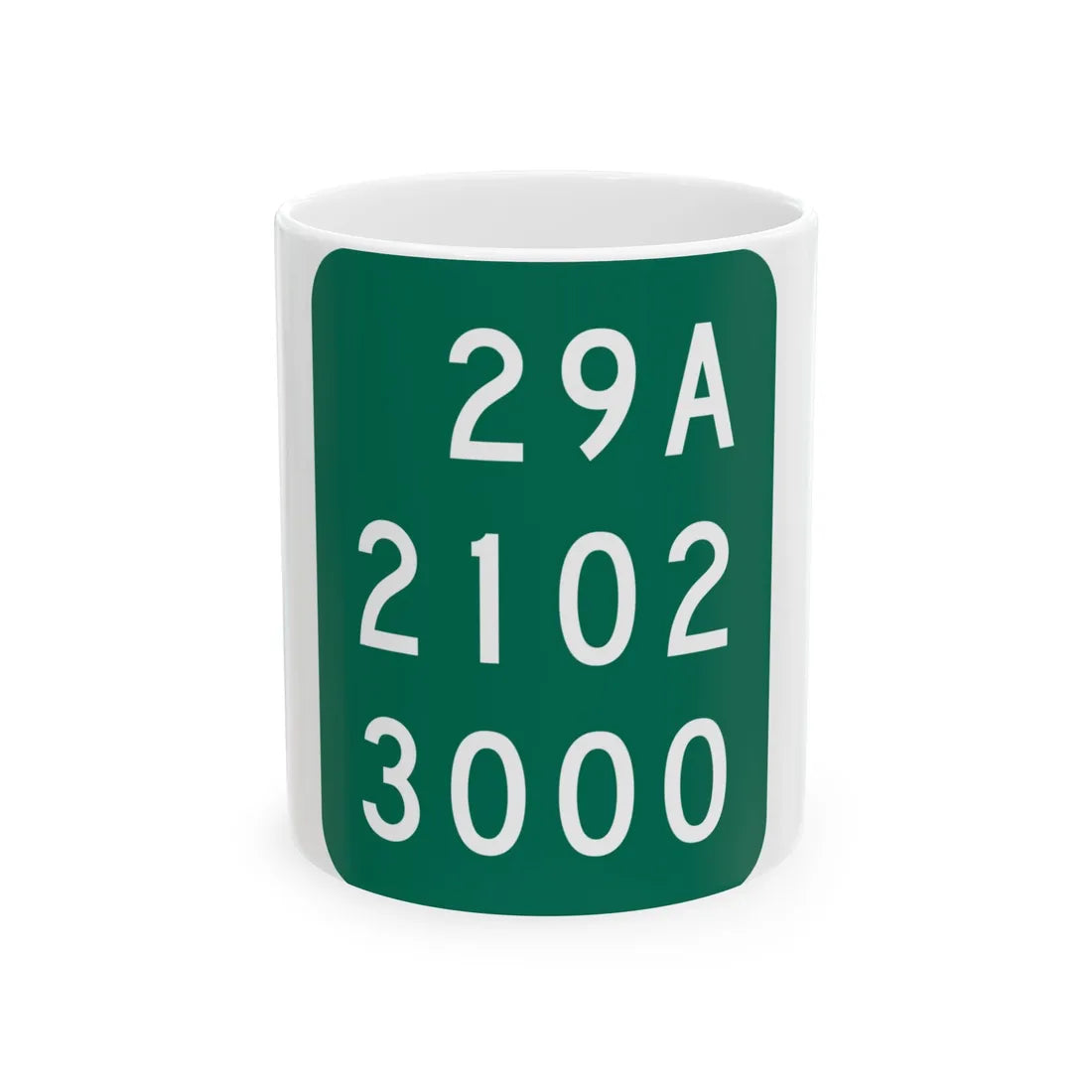 NY-920J (New York) (Road Sign) White Coffee Mug 11oz - Go Mug Yourself
