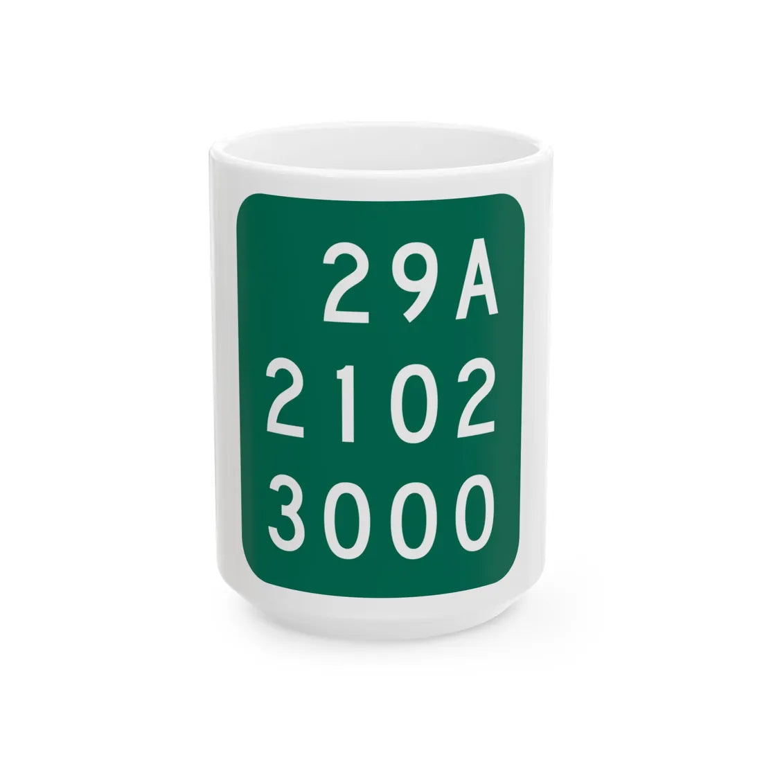 NY-920J (New York) (Road Sign) White Coffee Mug 15oz - Go Mug Yourself
