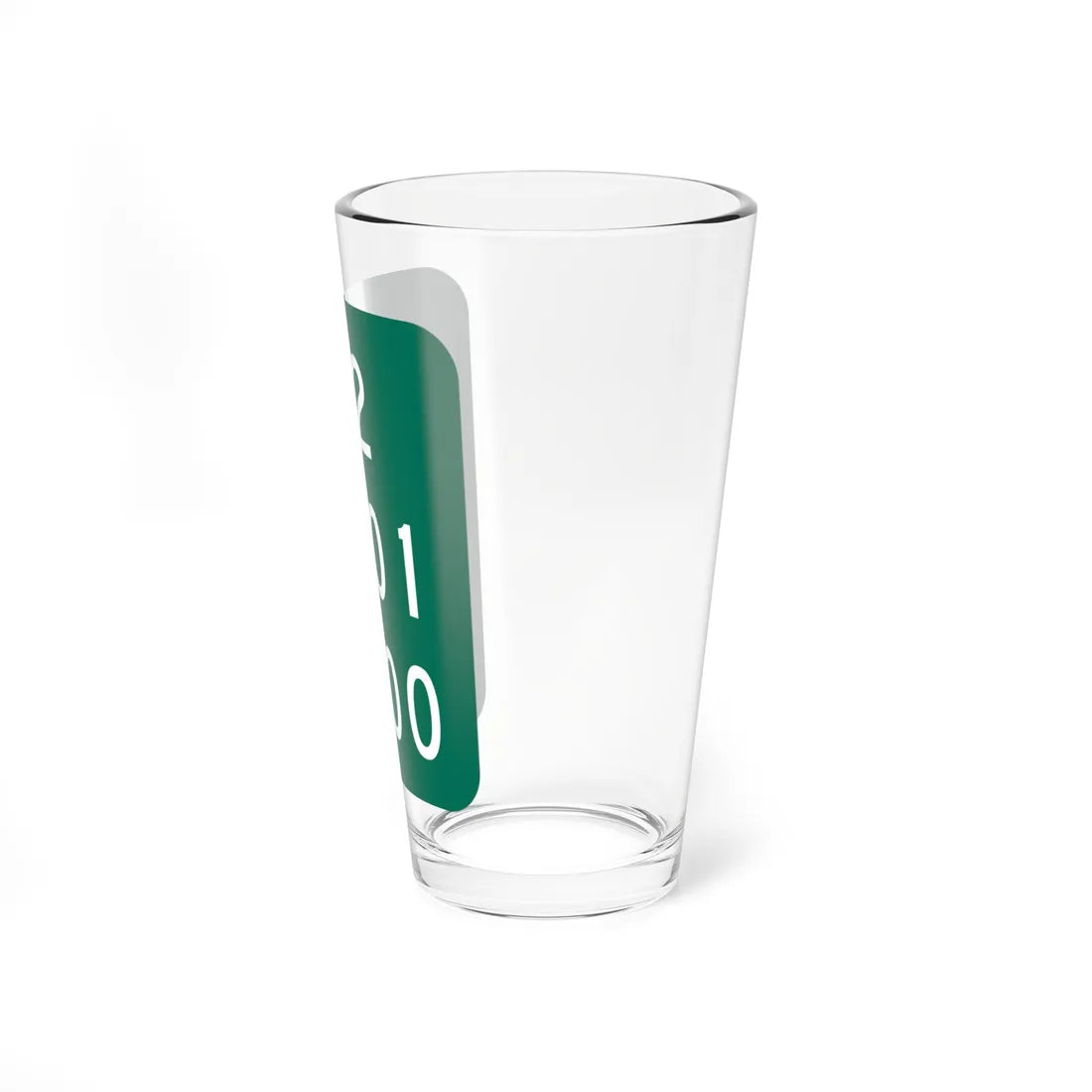 NY-920P (New York) (Road Sign) Pint Glass 16oz - Go Mug Yourself