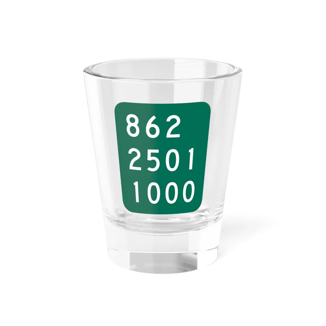 NY-920P (New York) (Road Sign) Shot Glass 1.5oz 1.5oz - Go Mug Yourself