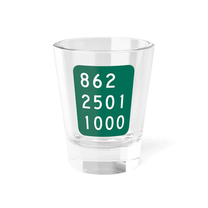 NY-920P (New York) (Road Sign) Shot Glass 1.5oz 1.5oz - Go Mug Yourself