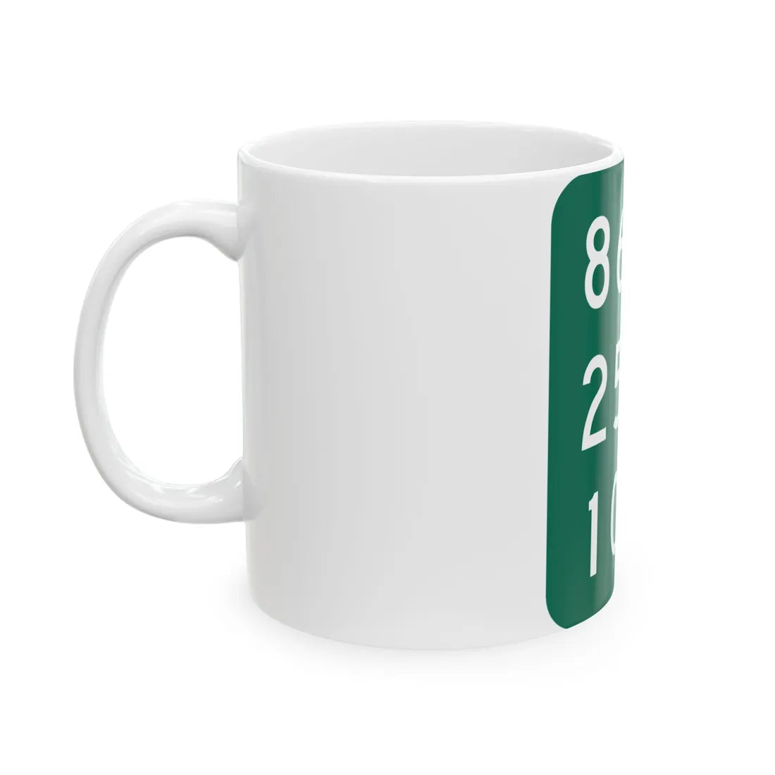 NY-920P (New York) (Road Sign) White Coffee Mug - Go Mug Yourself