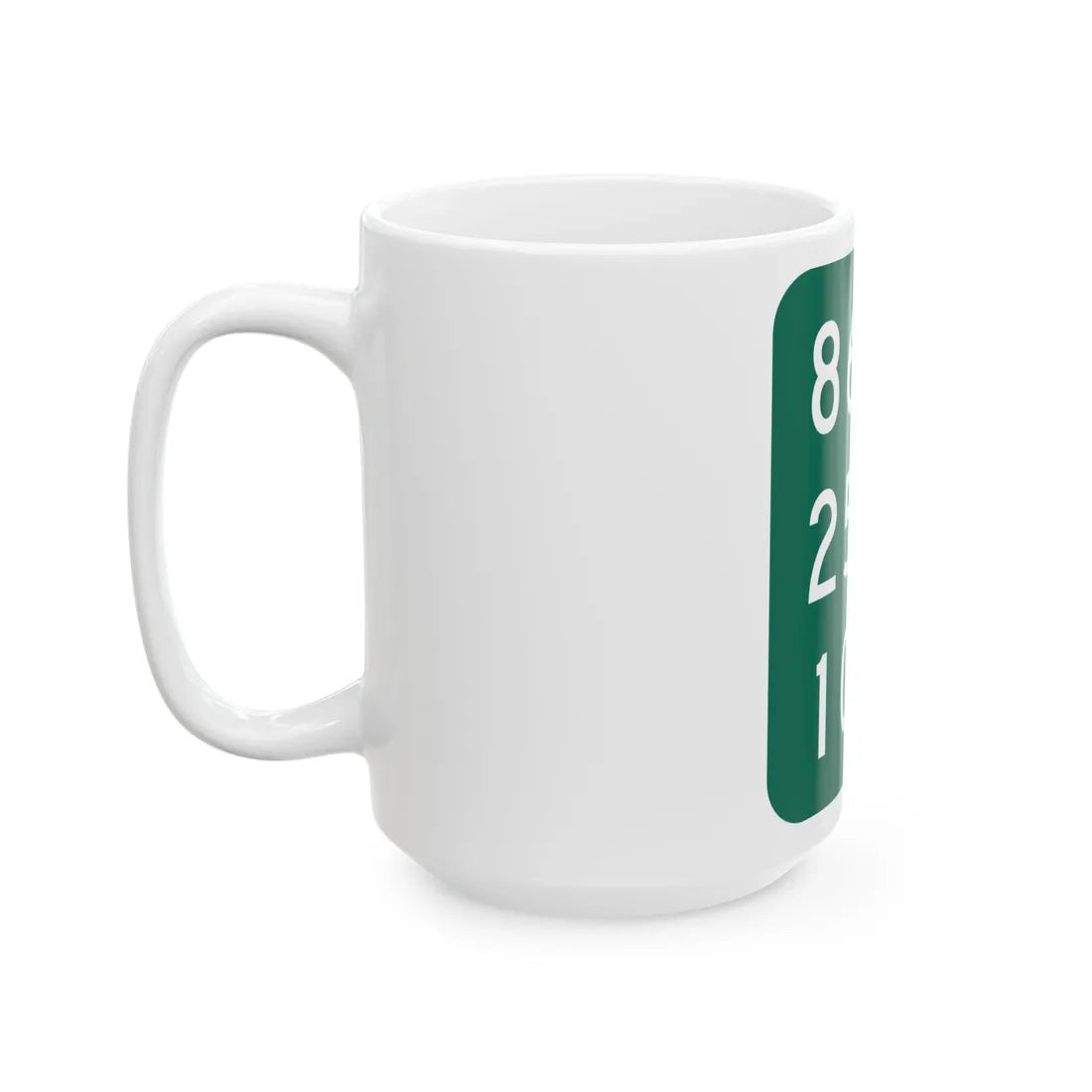 NY-920P (New York) (Road Sign) White Coffee Mug - Go Mug Yourself