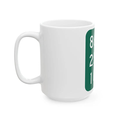 NY-920P (New York) (Road Sign) White Coffee Mug - Go Mug Yourself