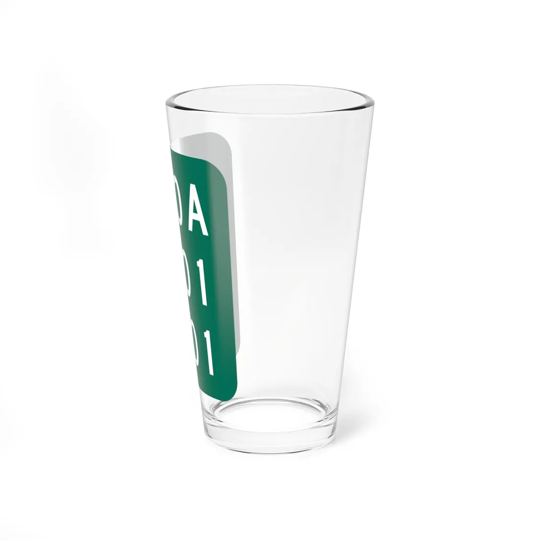 NY-950A (New York) (Road Sign) Pint Glass 16oz - Go Mug Yourself