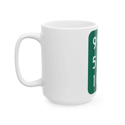 NY-951T (New York) (Road Sign) White Coffee Mug - Go Mug Yourself