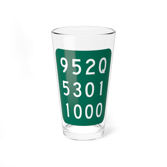 NY-952Q (New York) (Road Sign) Pint Glass 16oz 16oz - Go Mug Yourself