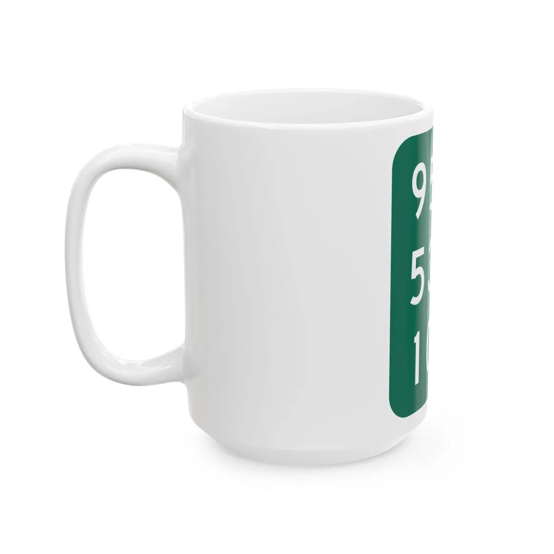 NY-952Q (New York) (Road Sign) White Coffee Mug - Go Mug Yourself