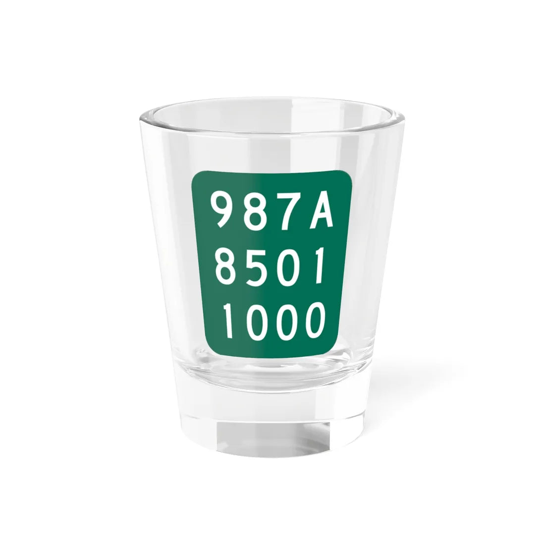 NY-987A (New York) (Road Sign) Shot Glass 1.5oz 1.5oz - Go Mug Yourself
