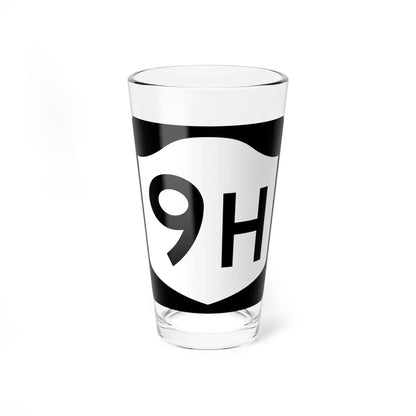 NY-9H (New York) (Road Sign) Pint Glass 16oz 16oz - Go Mug Yourself