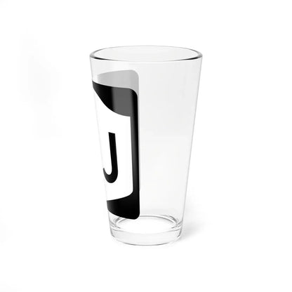 NY-9J (New York) (Road Sign) Pint Glass 16oz - Go Mug Yourself