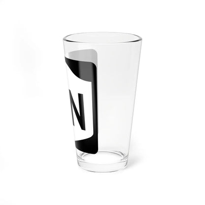NY-9N (New York) (Road Sign) Pint Glss 16oz - Go Mug Yourself