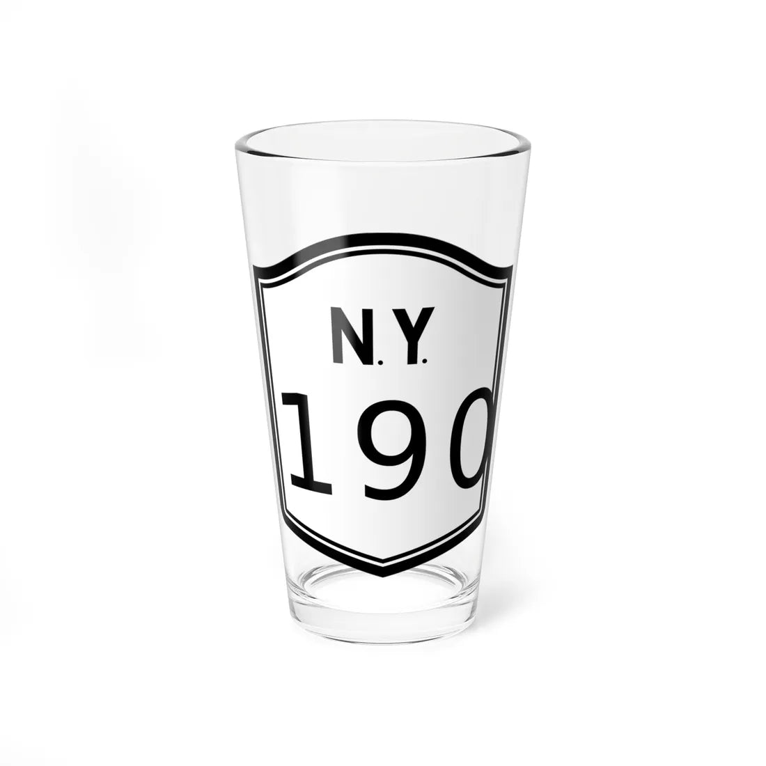 NY-x 1927 (New York) (Road Sign) Pint Glass 16oz 16oz - Go Mug Yourself