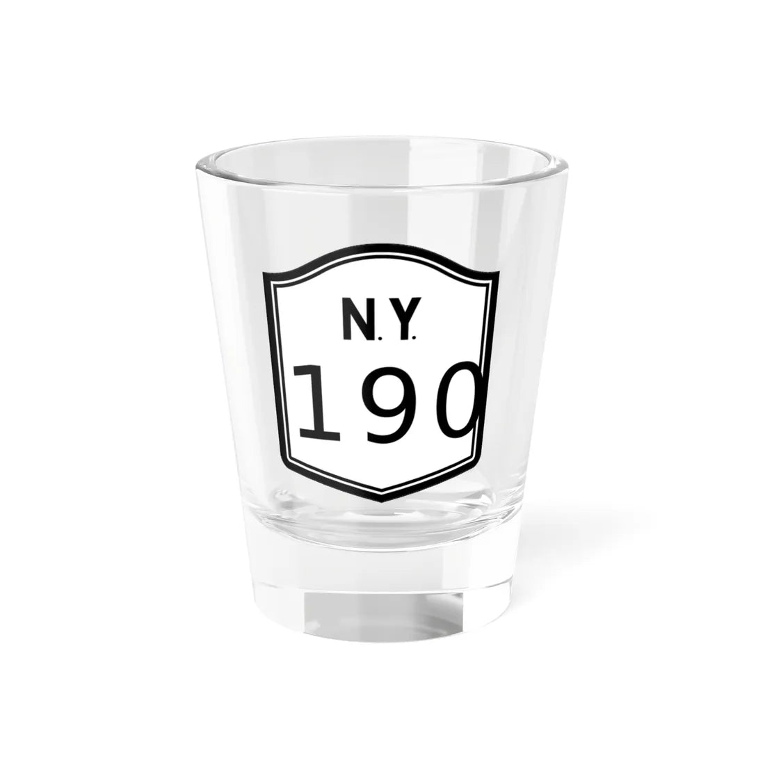 NY-x 1927 (New York) (Road Sign) Shot Glass 1.5oz 1.5oz - Go Mug Yourself