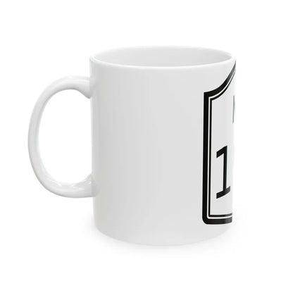 NY-x 1927 (New York) (Road Sign) White Coffee Mug - Go Mug Yourself