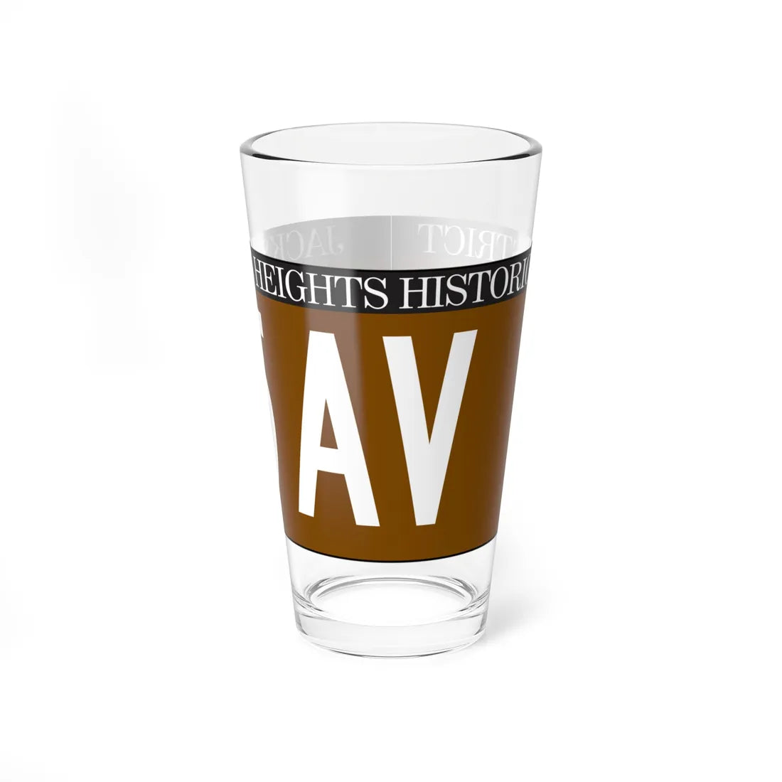 NYCDOT 35 AV Sign (New York) (Road Sign) Pint Glass 16oz 16oz - Go Mug Yourself