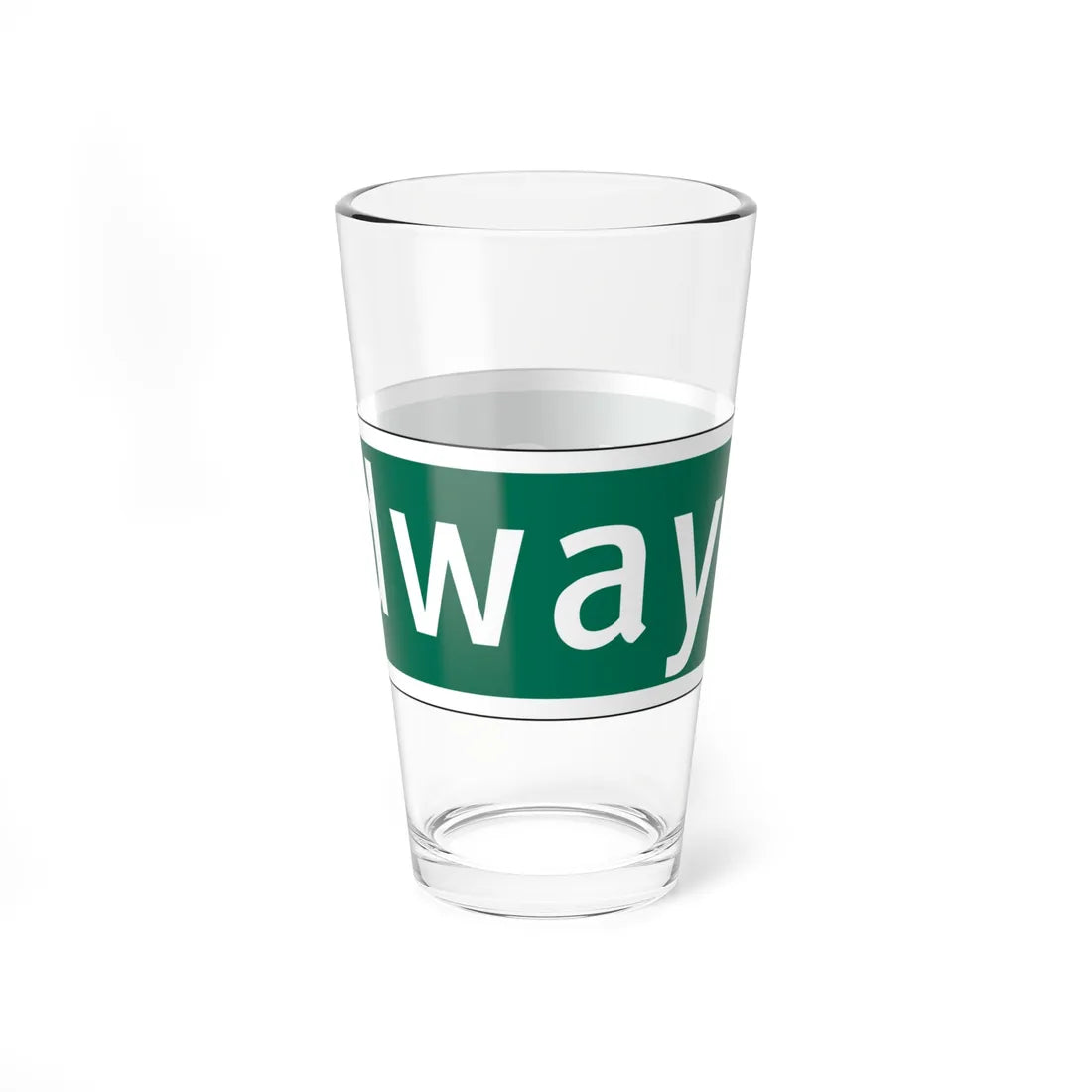 NYCDOT Broadway Sign 2 (New York) (Road Sign) Pint Glass 16oz - Go Mug Yourself