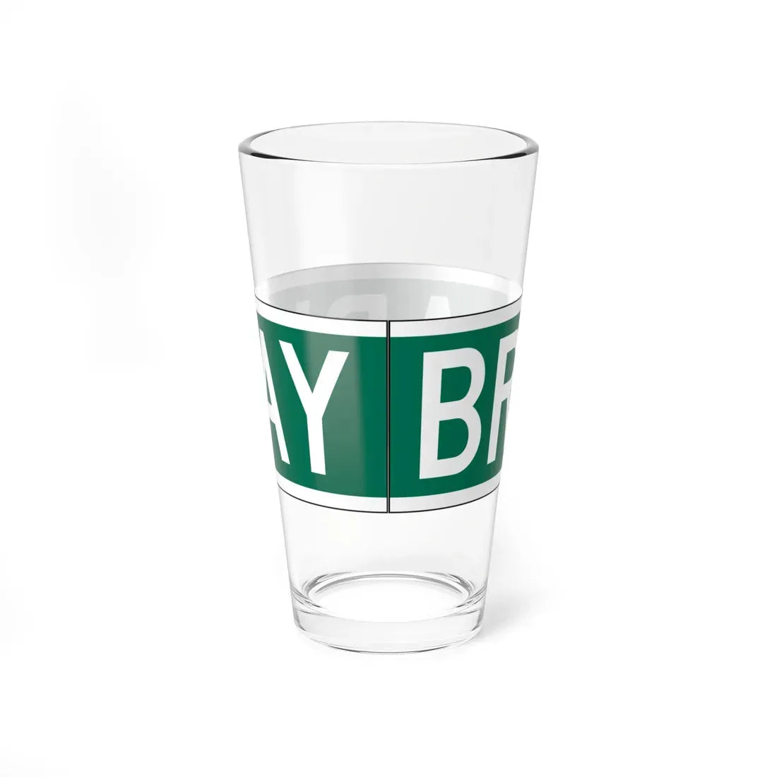 NYCDOT Broadway Sign (New York) (Road Sign) Pint Glass 16oz - Go Mug Yourself