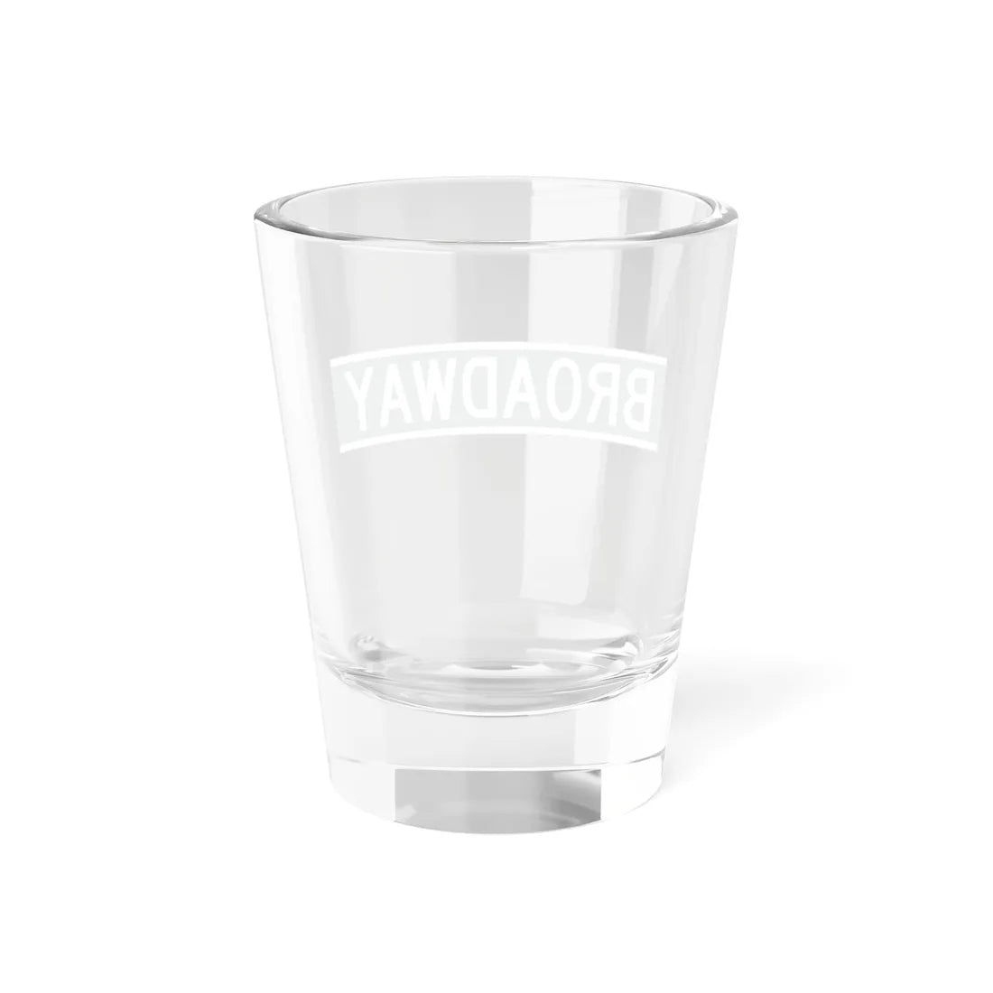 NYCDOT Broadway Sign (New York) (Road Sign) Shot Glass 1.5oz - Go Mug Yourself