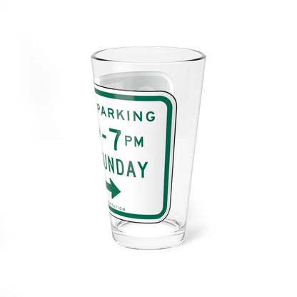 NYCDOT R7-182R (New York) (Road Sign) Pint Glss 16oz - Go Mug Yourself